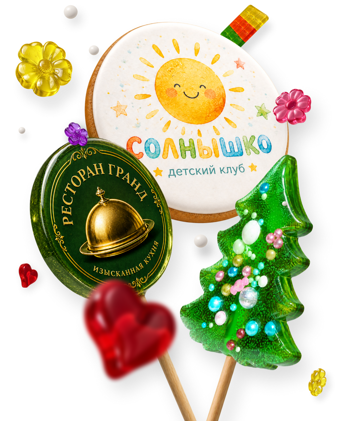 Леденцы пряник декор